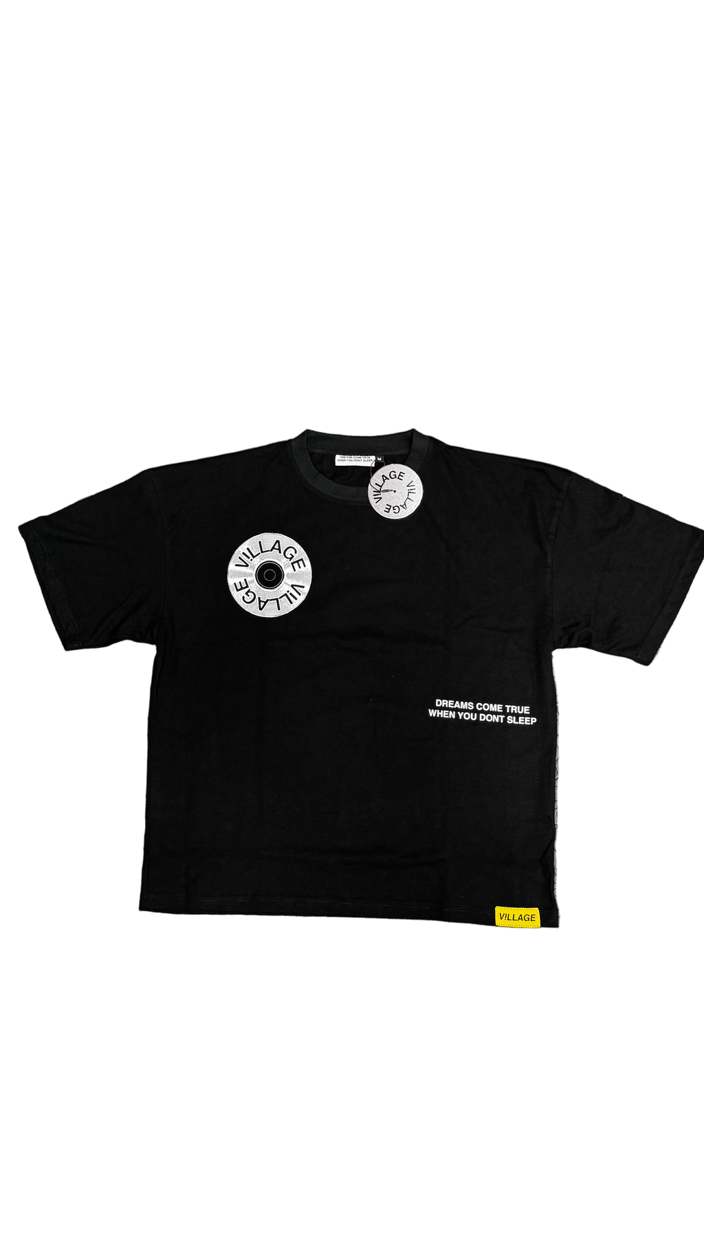 Village Croptop Tee - Black