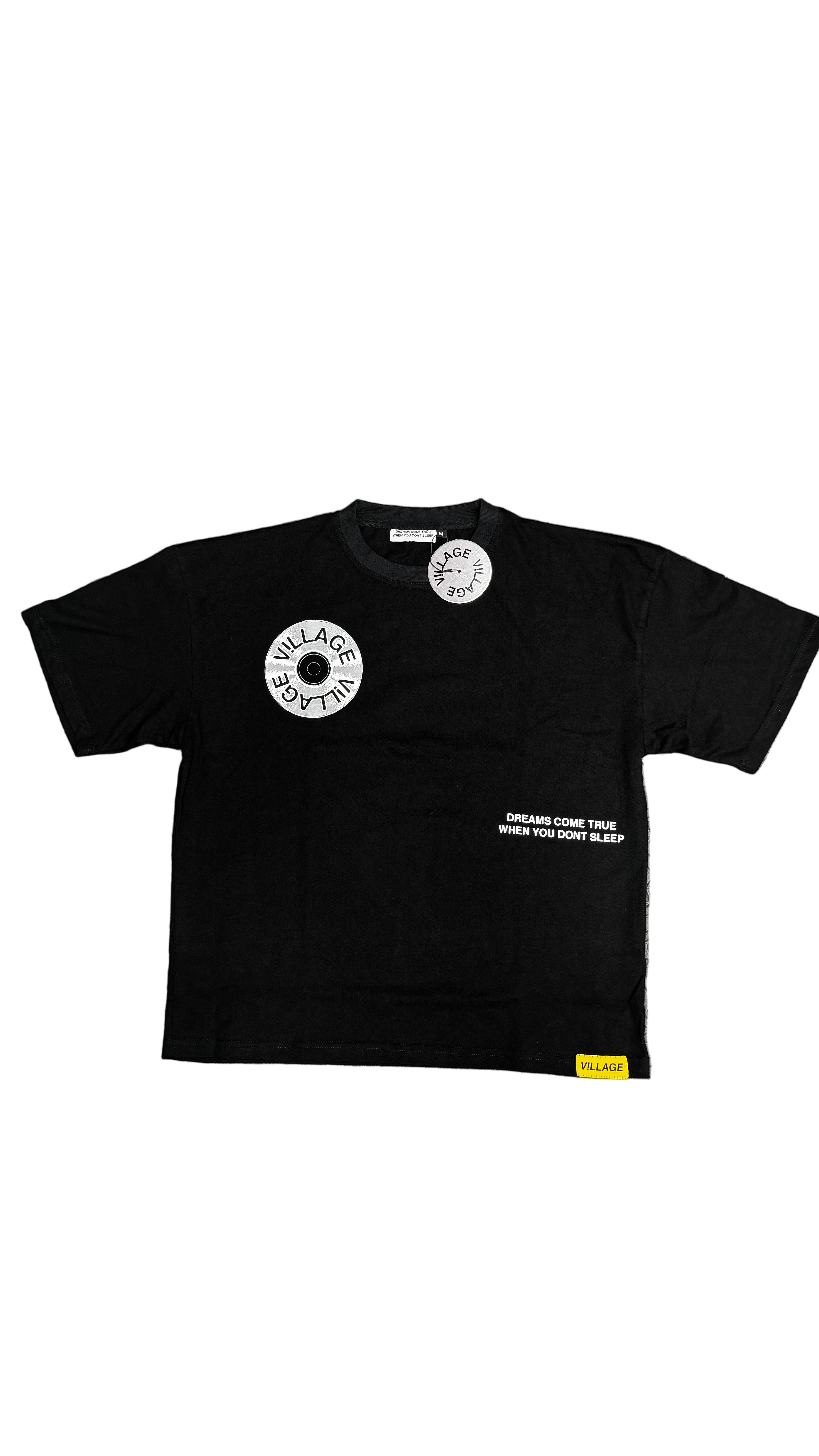 Village Croptop Tee - Black