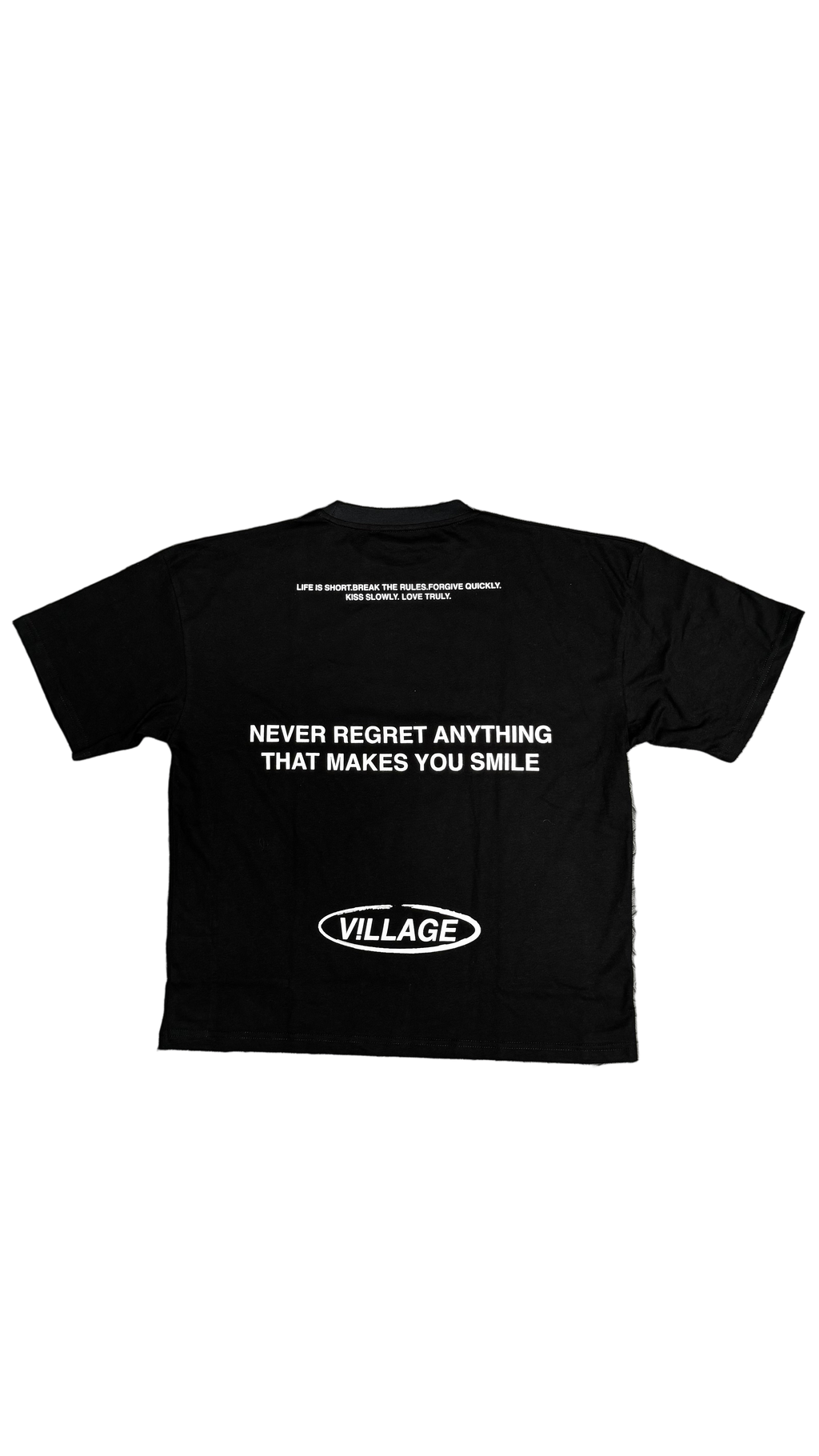 Village Croptop Tee - Black