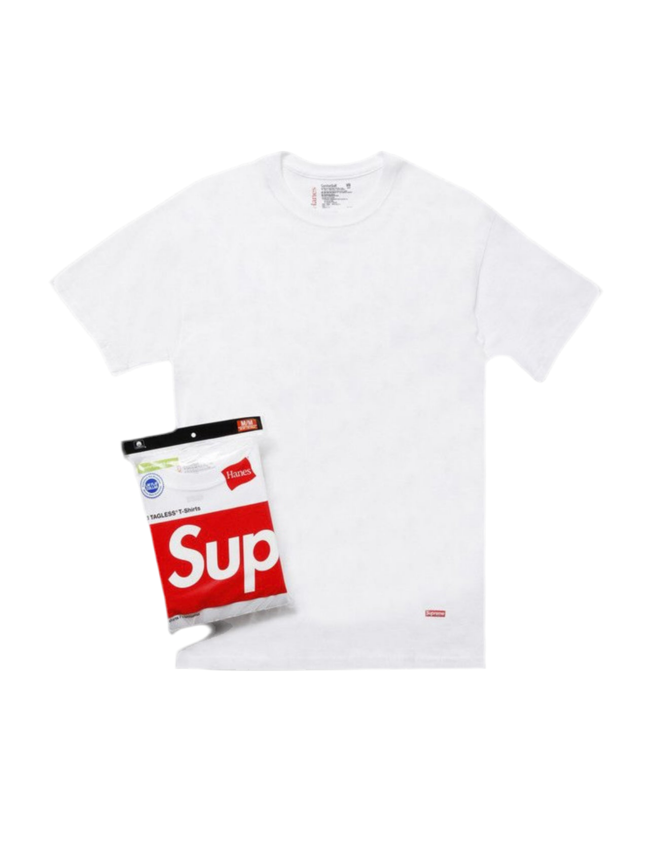 Supreme x Hanes Tagless Tee (3 Pack)