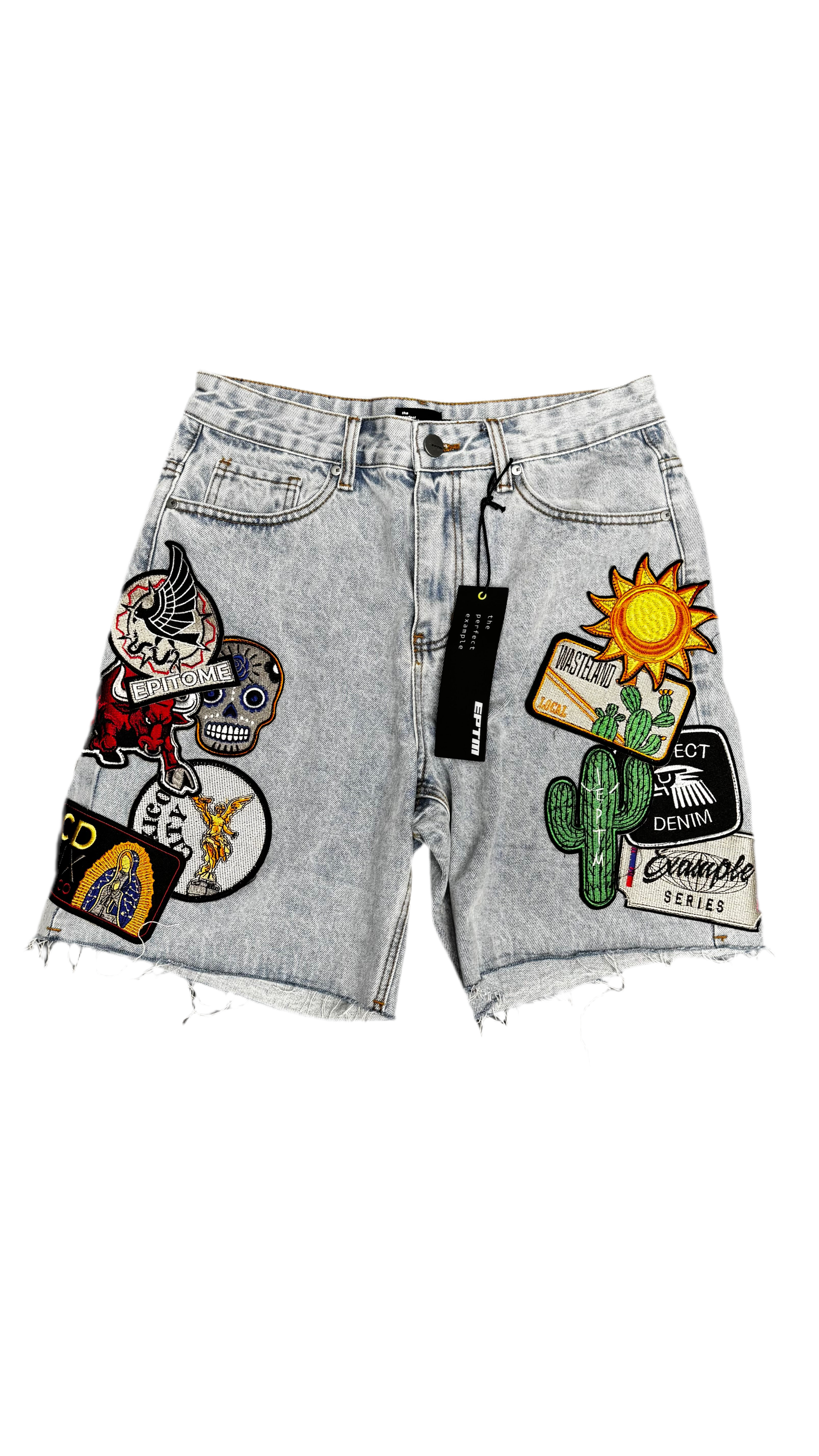 Eptm Dio Denim Shorts - Blue