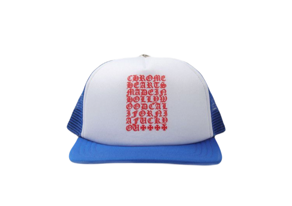 Chrome Hearts Eyechart Trucker Hat